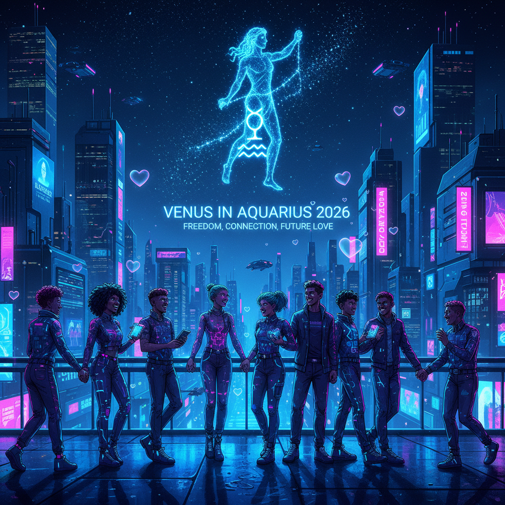 Valentine's Day 2026: Love, Friendship, and Freedom – Venus in Aquarius - Astrology article image