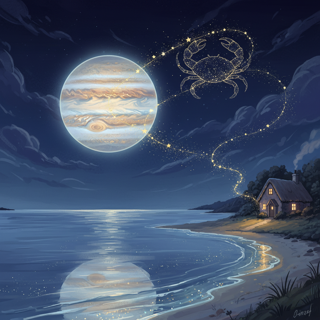 Jowisz Retrograduje w Raku: Czas na Uzdrowienie Korzeni i Emocji - Astrology article image