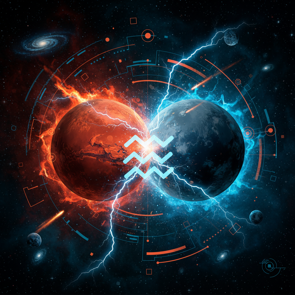 Mars i Pluton w Wodniku: Jak okiełznać potężną energię zmian? - Astrology article image