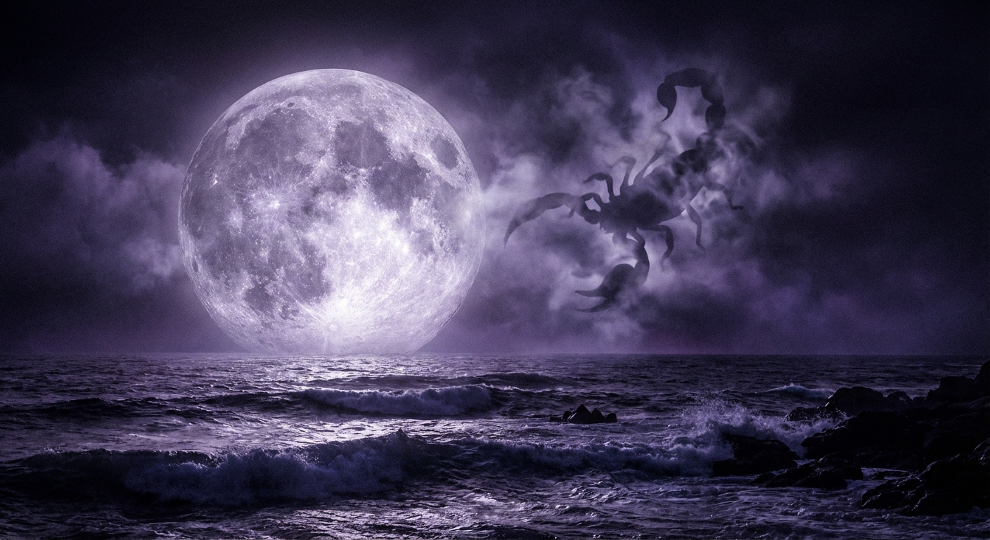 Pełnia Księżyca w Skorpionie (Kwiecień 2026): Czas głębokiej transformacji i odkrywania prawdy - Astrology article image