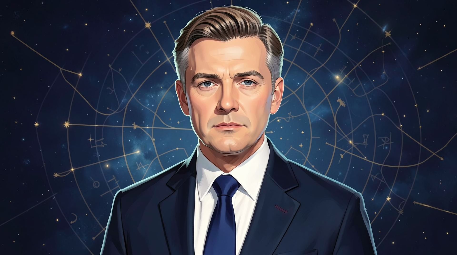 Portrait illustration of Keir Starmer