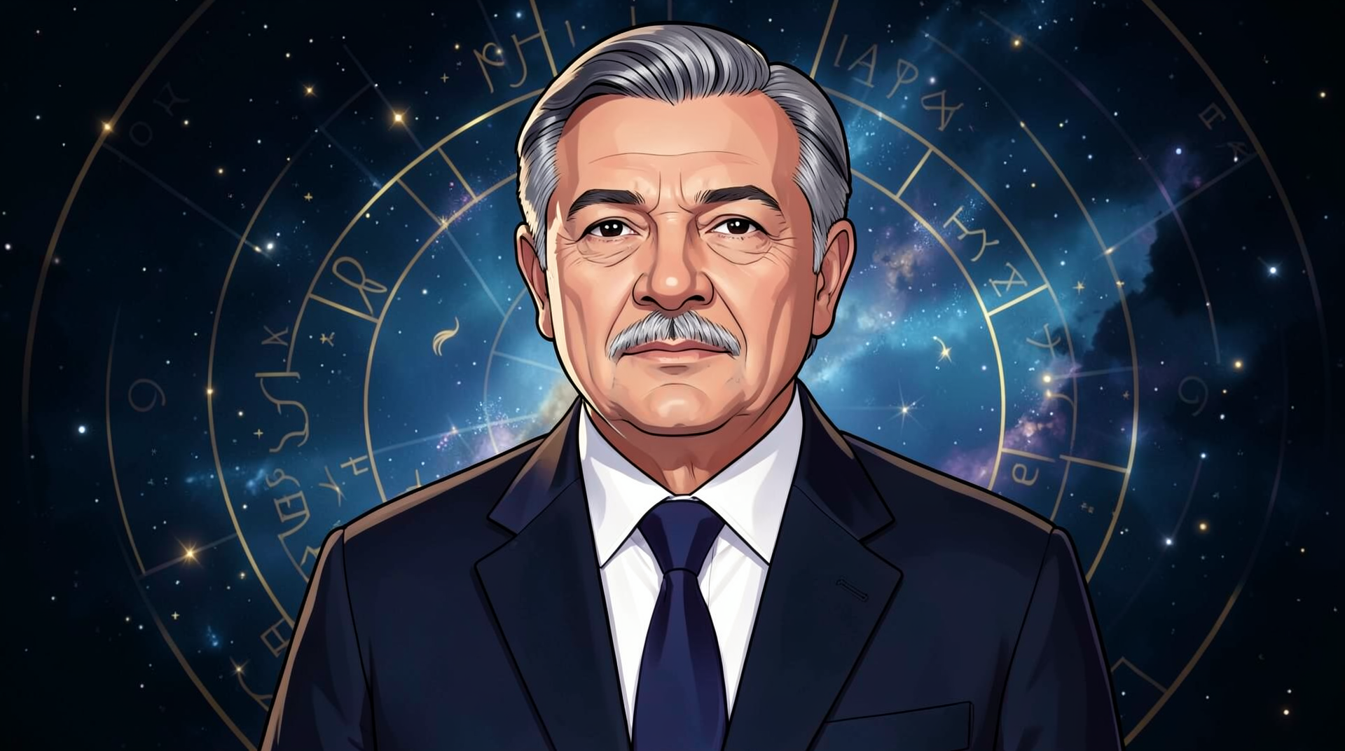 Portrait illustration of Luiz Inácio Lula da Silva