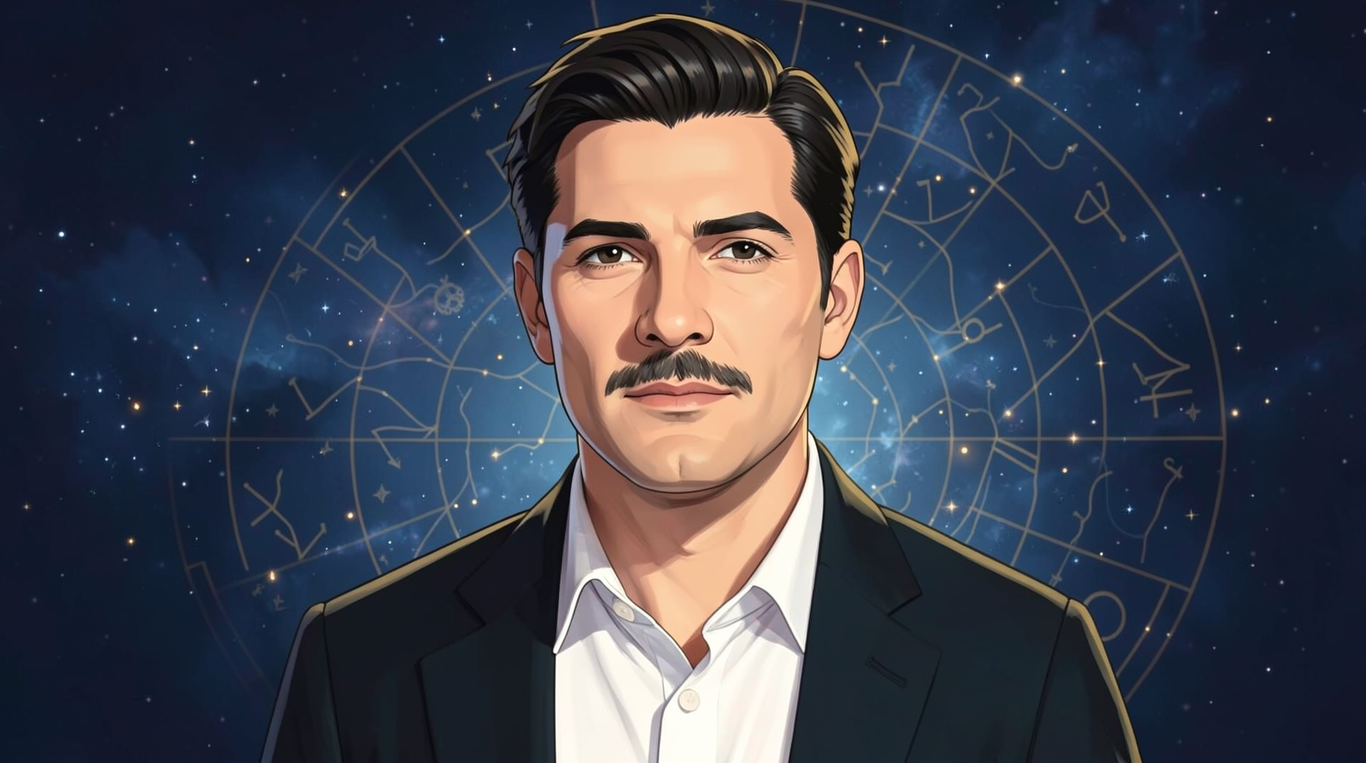 Portrait illustration of Darren Woods