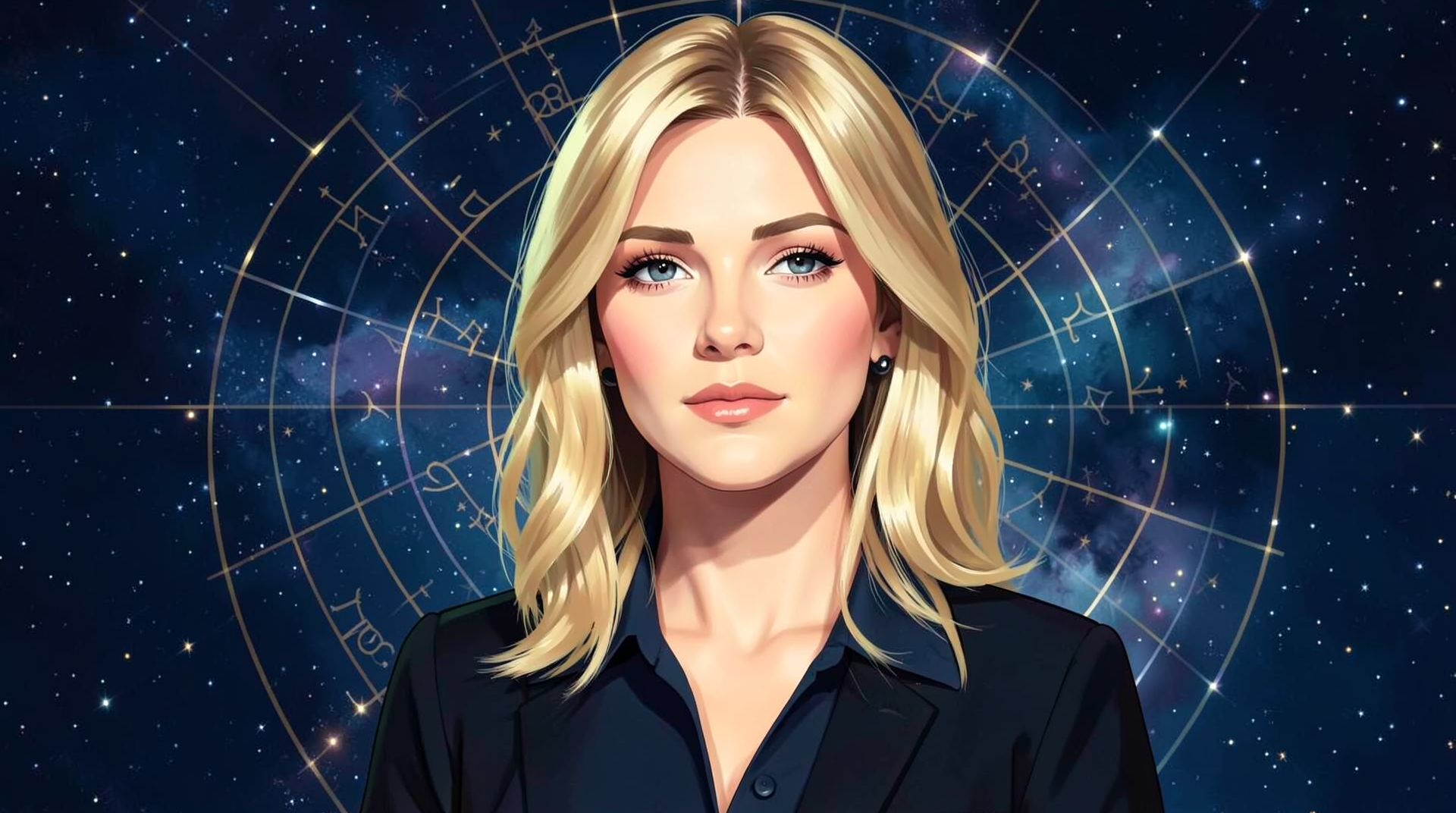 Portrait illustration of Taylor Swift