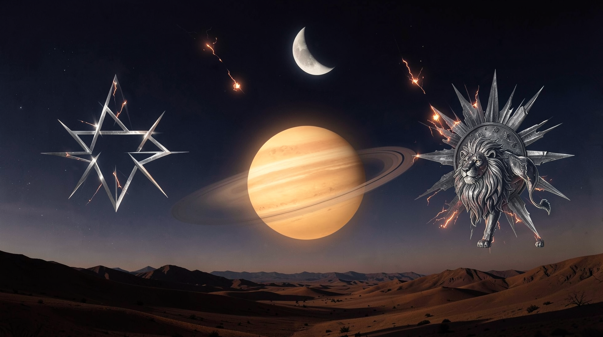 Israel Warns of "Greater Force" Against Iran: The Astrology of a Stationary Saturn Line in the Sand - Astrology article image