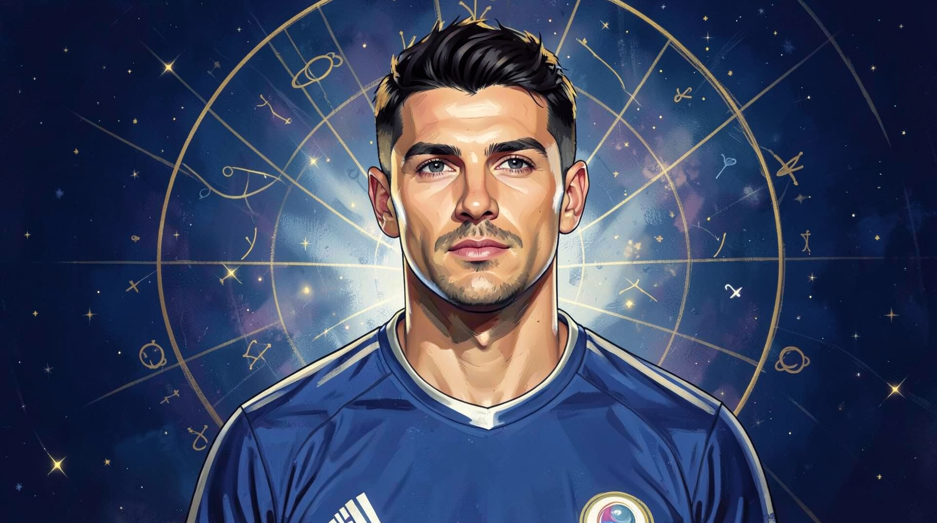 Portrait illustration of Lionel Messi