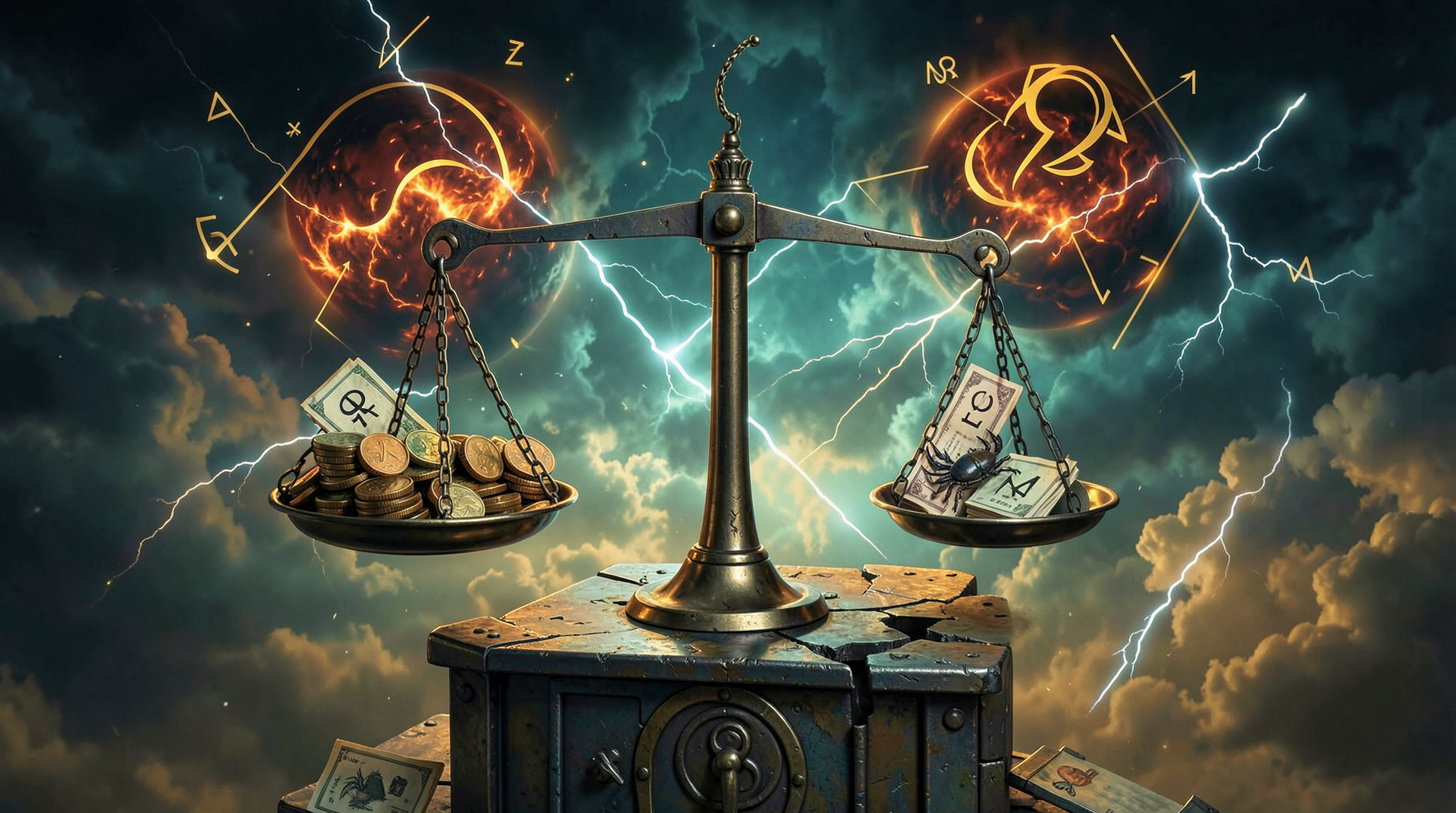 Markets Rattled: High Government Debt and Prolonged Inflation Under a Tense September Sky - Astrology article image