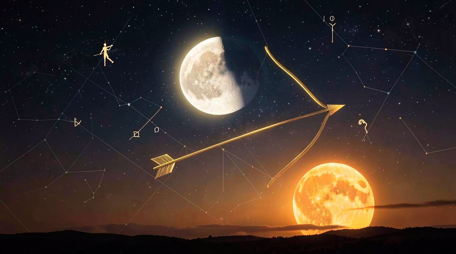 First Quarter Moon in Sagittarius (Sept 18): The Fire Checkpoint Before the Aries Full Moon - Astrology article image